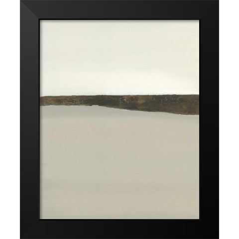Hedge Rows Black Modern Wood Framed Art Print by Sheler, Sammy