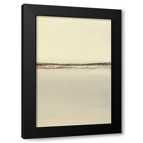 Grey Morning Black Modern Wood Framed Art Print with Double Matting by Sheler, Sammy