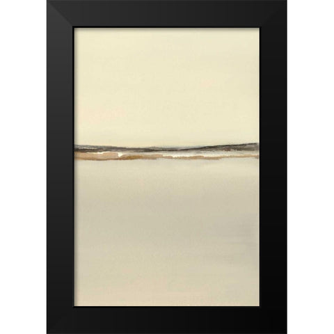 Grey Morning Black Modern Wood Framed Art Print by Sheler, Sammy