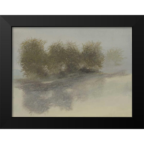 Orchard Row Black Modern Wood Framed Art Print by Sheler, Sammy