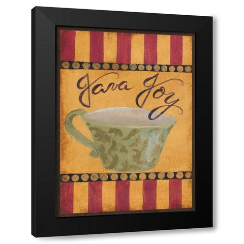 Java Joy Black Modern Wood Framed Art Print by Smith, Pamela