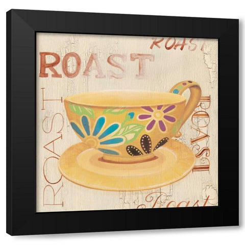 Morning Coffee II Black Modern Wood Framed Art Print with Double Matting by Smith, Pamela