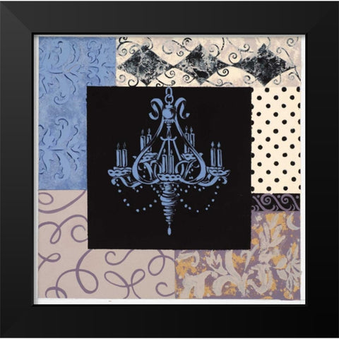 Chandelier I Black Modern Wood Framed Art Print by Smith, Pamela