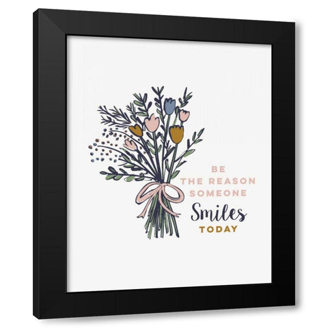 Be the Reason Black Modern Wood Framed Art Print with Double Matting by Serna, Isabel