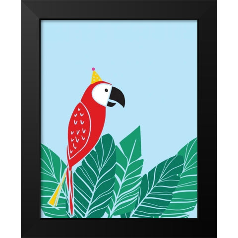 Tropical Bird I Black Modern Wood Framed Art Print by Serna, Isabel