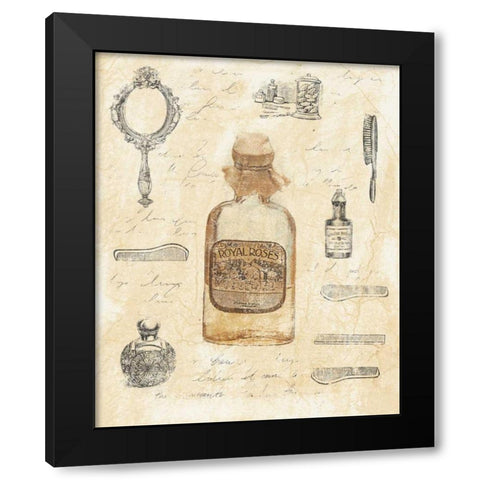 Zenobia III Black Modern Wood Framed Art Print by Schippel, Banafshe