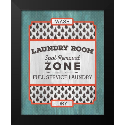 Laundry Room Black Modern Wood Framed Art Print by Sta Teresa, Ashley