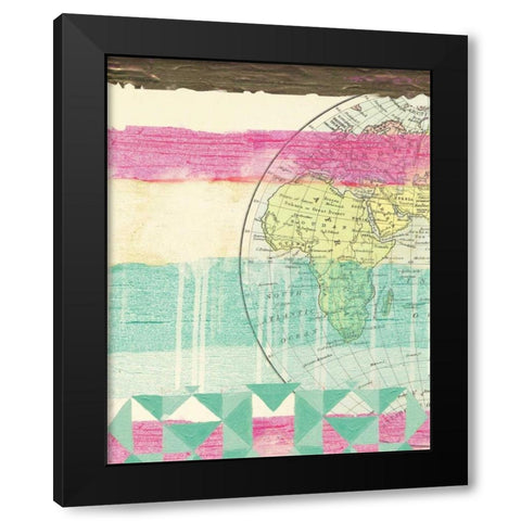 World Traveler I Black Modern Wood Framed Art Print by Sta Teresa, Ashley