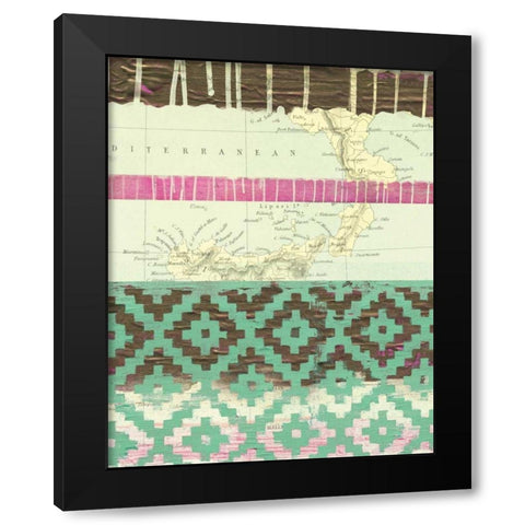 World Traveler III Black Modern Wood Framed Art Print with Double Matting by Sta Teresa, Ashley