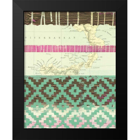 World Traveler III Black Modern Wood Framed Art Print by Sta Teresa, Ashley