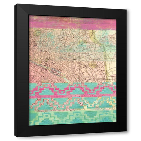 World Traveler IV Black Modern Wood Framed Art Print by Sta Teresa, Ashley