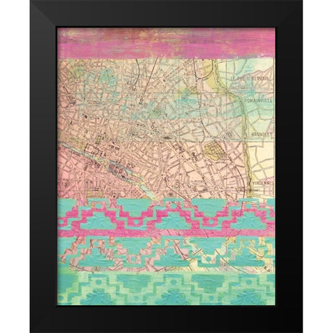 World Traveler IV Black Modern Wood Framed Art Print by Sta Teresa, Ashley