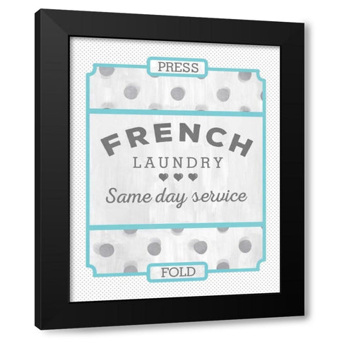 French Laundry II Black Modern Wood Framed Art Print with Double Matting by Sta Teresa, Ashley