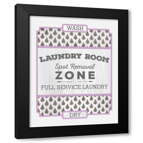 Laundry Room II Black Modern Wood Framed Art Print with Double Matting by Sta Teresa, Ashley