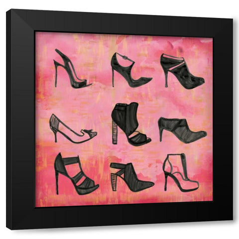 Buy The Shoes I Black Modern Wood Framed Art Print with Double Matting by Sta Teresa, Ashley