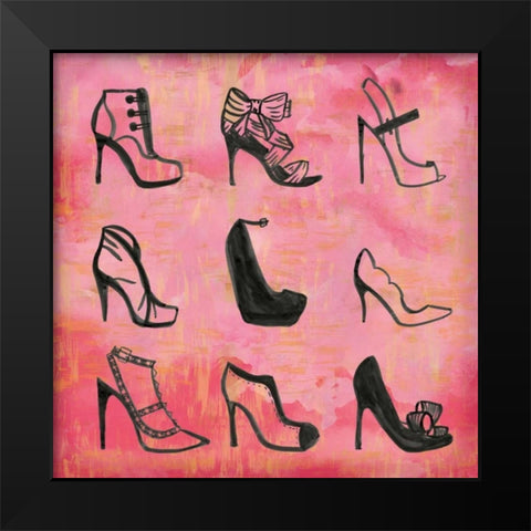 Buy The Shoes II Black Modern Wood Framed Art Print by Sta Teresa, Ashley