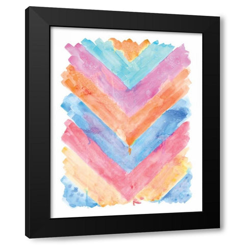 Flash and Color Black Modern Wood Framed Art Print with Double Matting by Sta Teresa, Ashley