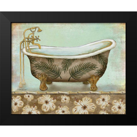 Tropical Bath I Black Modern Wood Framed Art Print by Williams, Todd