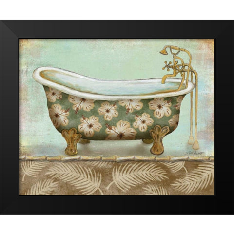 Tropical Bath II Black Modern Wood Framed Art Print by Williams, Todd
