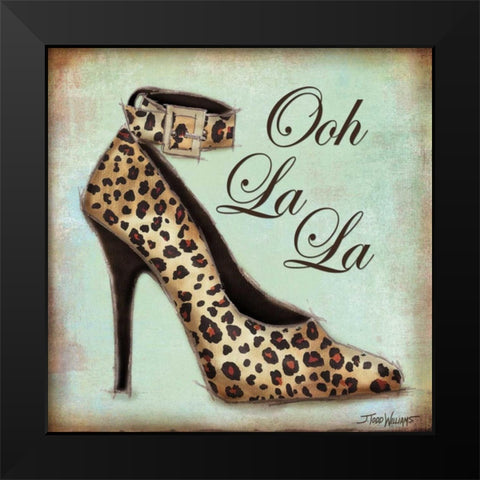 Exotic Shoe I Black Modern Wood Framed Art Print by Williams, Todd