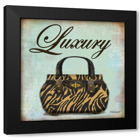 Tiger Purse Black Modern Wood Framed Art Print by Williams, Todd