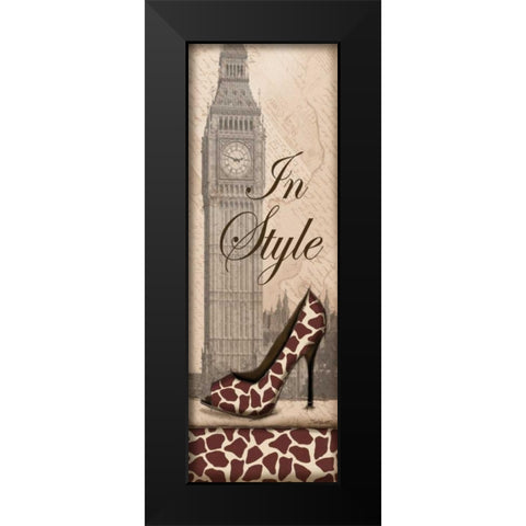 Travel in Style II Black Modern Wood Framed Art Print by Williams, Todd