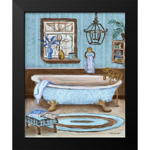 Tranquil Tub I Black Modern Wood Framed Art Print by Williams, Todd