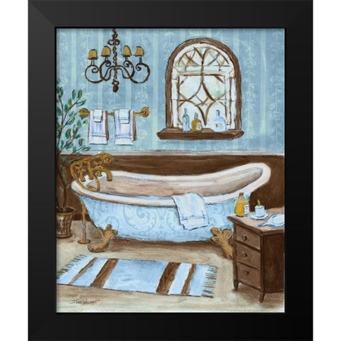 Tranquil Tub II Black Modern Wood Framed Art Print by Williams, Todd