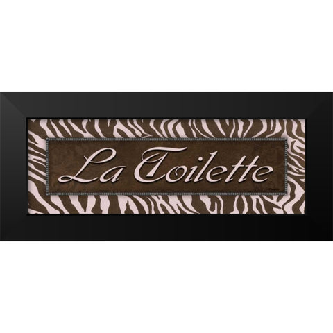 La Toilette Black Modern Wood Framed Art Print by Williams, Todd