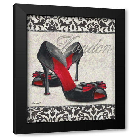 Classy Shoes I Black Modern Wood Framed Art Print by Williams, Todd