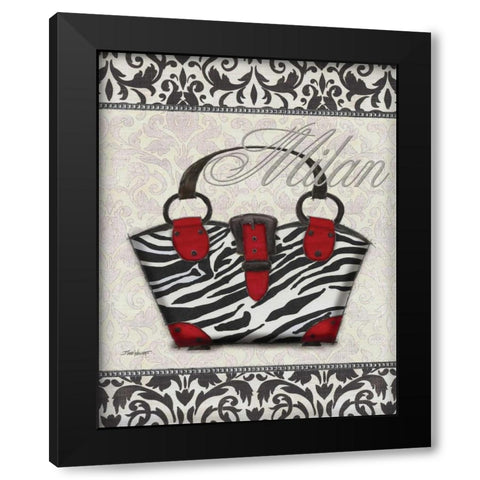 Classy Purse I Black Modern Wood Framed Art Print with Double Matting by Williams, Todd