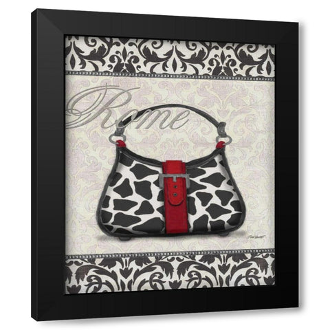 Classy Purse II Black Modern Wood Framed Art Print by Williams, Todd