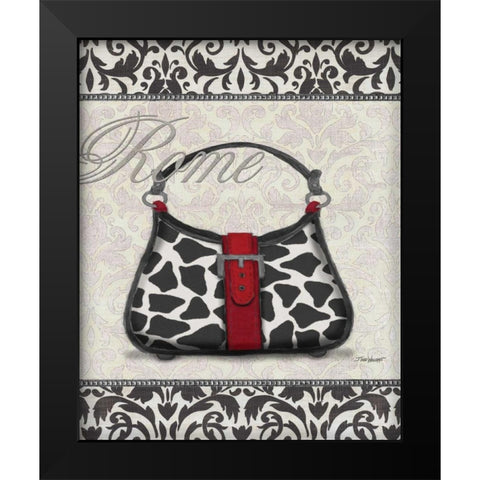 Classy Purse II Black Modern Wood Framed Art Print by Williams, Todd