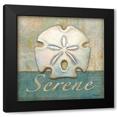 Serene Black Modern Wood Framed Art Print by Williams, Todd
