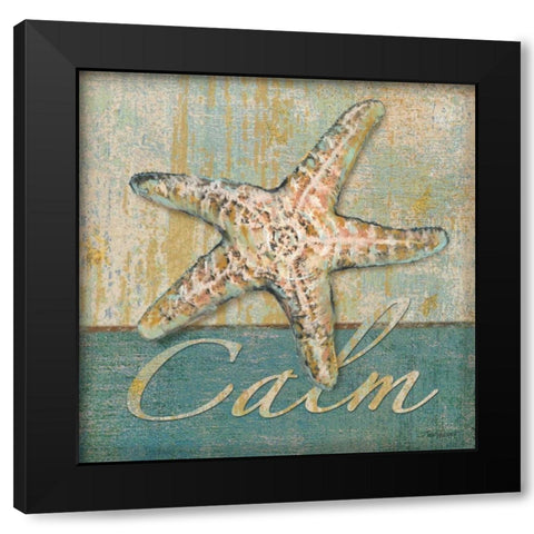 Calm Black Modern Wood Framed Art Print by Williams, Todd