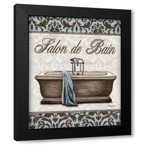 Modern Tub Black Modern Wood Framed Art Print by Williams, Todd