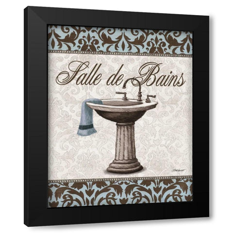 Vintage Sink Black Modern Wood Framed Art Print by Williams, Todd