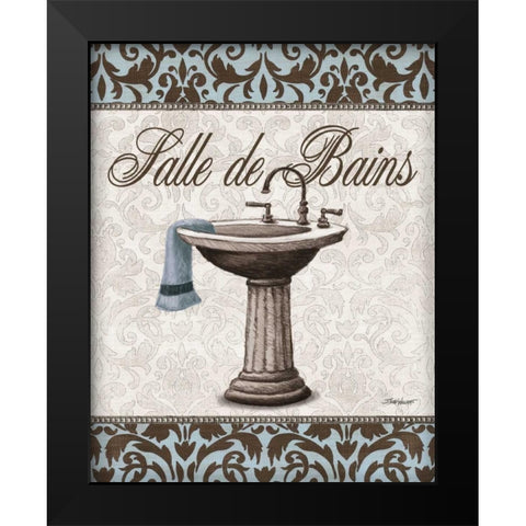 Vintage Sink Black Modern Wood Framed Art Print by Williams, Todd