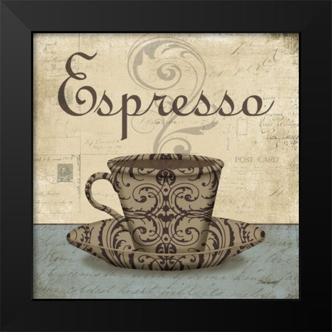 Espresso Black Modern Wood Framed Art Print by Williams, Todd