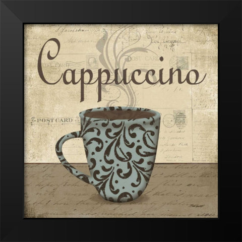 Cappuccino Black Modern Wood Framed Art Print by Williams, Todd