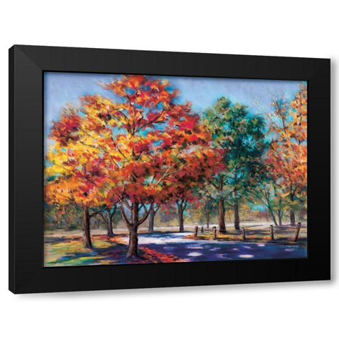 Fall Brilliance I Black Modern Wood Framed Art Print by Williams, Todd