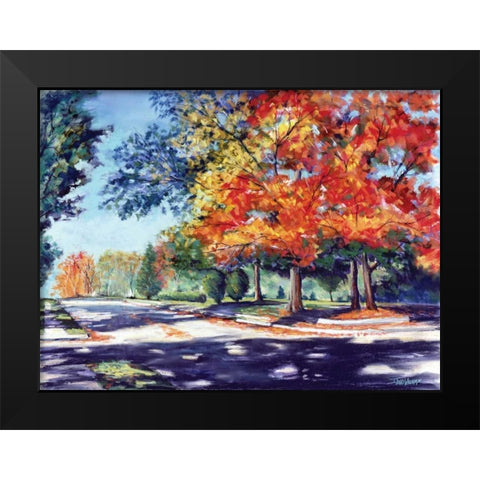 Fall Brilliance II Black Modern Wood Framed Art Print by Williams, Todd