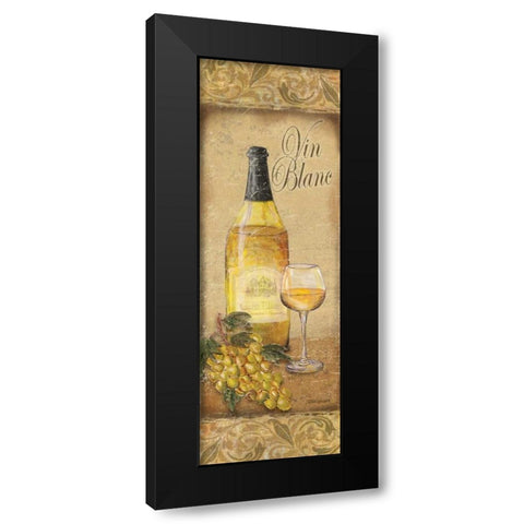 Vin Blanc Black Modern Wood Framed Art Print with Double Matting by Williams, Todd