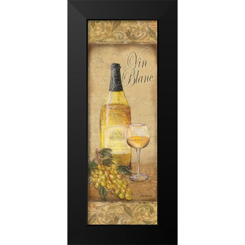 Vin Blanc Black Modern Wood Framed Art Print by Williams, Todd