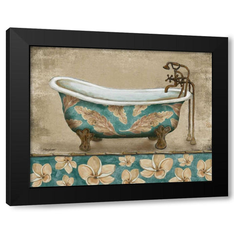 Tropical Bathtub I Black Modern Wood Framed Art Print by Williams, Todd