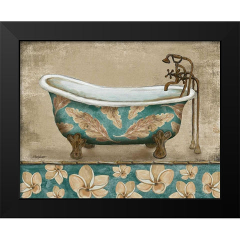 Tropical Bathtub I Black Modern Wood Framed Art Print by Williams, Todd