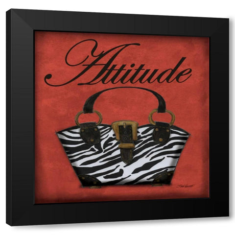 Safari Purse II Black Modern Wood Framed Art Print by Williams, Todd