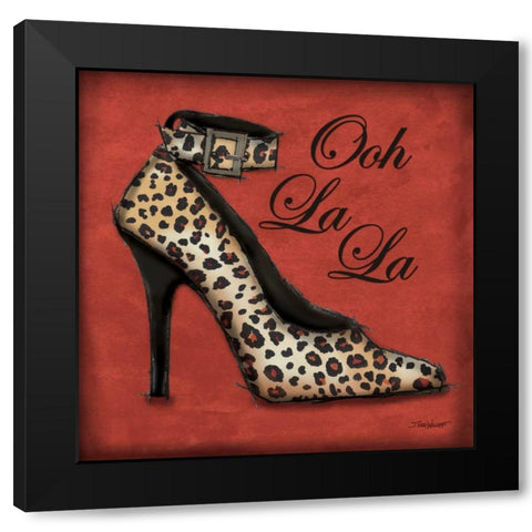 Safari Shoe I Black Modern Wood Framed Art Print by Williams, Todd