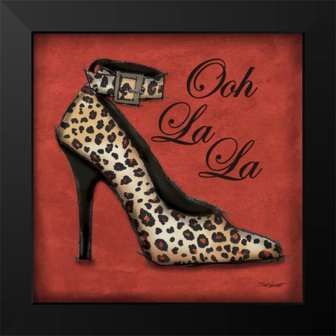 Safari Shoe I Black Modern Wood Framed Art Print by Williams, Todd