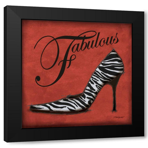 Safari Shoe II Black Modern Wood Framed Art Print by Williams, Todd